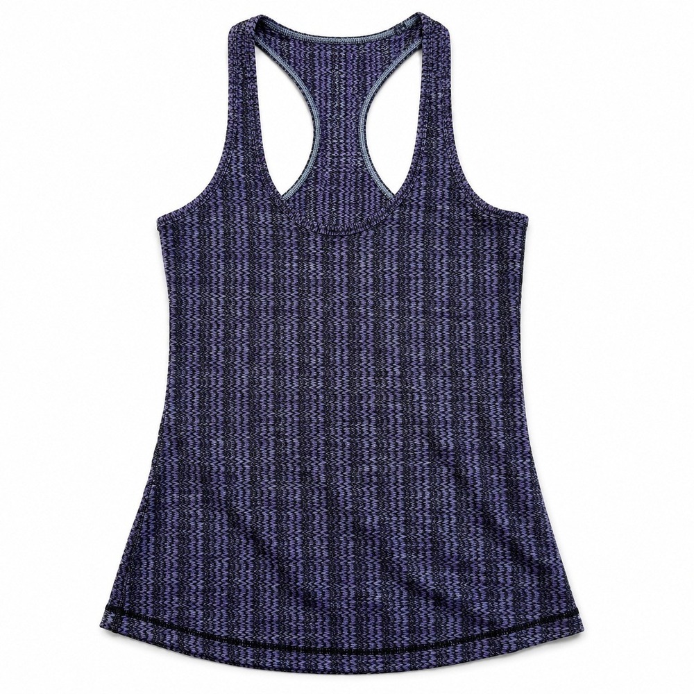Lululemon Built-In Bra Racerback Tank Top Black Women's 6 Yoga Athleisure